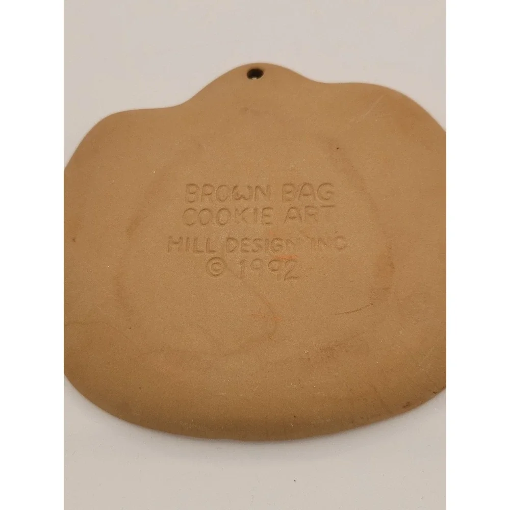 2 Vintage Brown Bag Cookie Art Angel with Heart 1987‎ Angel on Cloud 1992 Molds